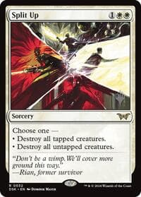 Split Up - Promo Pack: Duskmourn: House of Horror - Magic: The Gathering card