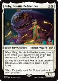 Toby, Beastie Befriender - Promo Pack: Duskmourn: House of Horror - Magic: The Gathering card