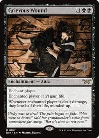 Grievous Wound - Promo Pack: Duskmourn: House of Horror - Magic: The Gathering card
