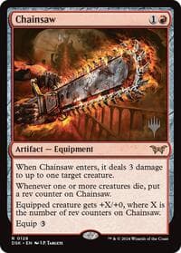 Chainsaw - Promo Pack: Duskmourn: House of Horror - Magic: The Gathering card