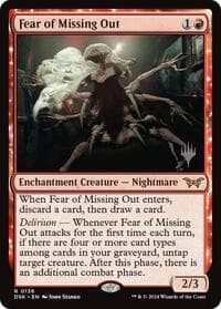 Fear of Missing Out - Promo Pack: Duskmourn: House of Horror - Magic: The Gathering card