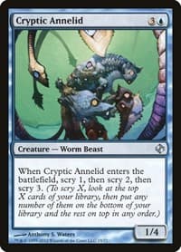 Cryptic Annelid - Duel Decks: Venser vs. Koth - Magic: The Gathering card