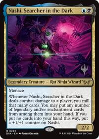 Nashi, Searcher in the Dark - Promo Pack: Duskmourn: House of Horror - Magic: The Gathering card