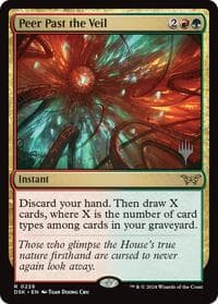 Peer Past the Veil - Promo Pack: Duskmourn: House of Horror - Magic: The Gathering card