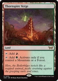 Thornspire Verge - Promo Pack: Duskmourn: House of Horror - Magic: The Gathering card