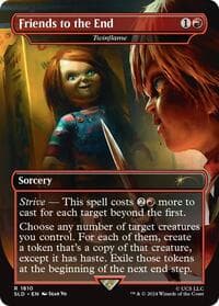 Friends to the End - Twinflame - Secret Lair Drop Series - Magic: The Gathering card