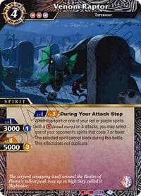 Venom Raptor (Store Tournament & Sealed Deck Pack Vol.1) - Battle Spirits Saga Promo Cards - Battle Spirits Saga card