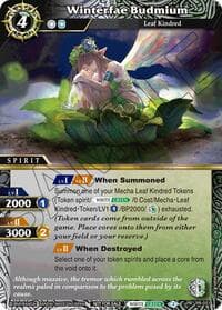 Winterfae Budmium (Store Tournament & Sealed Deck Pack Vol.1) - Battle Spirits Saga Promo Cards - Battle Spirits Saga card