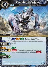 Crumbling Golem (Store Tournament & Sealed Deck Pack Vol.1) - Battle Spirits Saga Promo Cards - Battle Spirits Saga card