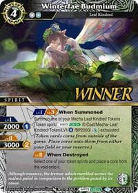 Winterfae Budmium (Store Tournament & Sealed Deck Pack Vol.1 -Winner-) - Battle Spirits Saga Promo Cards - Battle Spirits Saga card