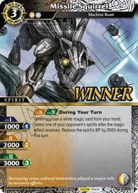 Missile Squirrel (Store Tournament & Sealed Deck Pack Vol.1 -Winner-) - Battle Spirits Saga Promo Cards - Battle Spirits Saga card