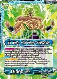 Broly // SS Broly, Full-Power Explosion - Ultimate Advent - Dragon Ball Super: Masters card