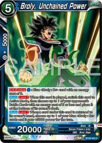 Broly, Unchained Power - Ultimate Advent - Dragon Ball Super: Masters card