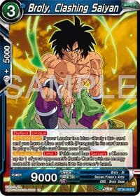 Broly, Clashing Saiyan - Ultimate Advent - Dragon Ball Super: Masters card