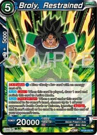 Broly, Restrained - Ultimate Advent - Dragon Ball Super: Masters card