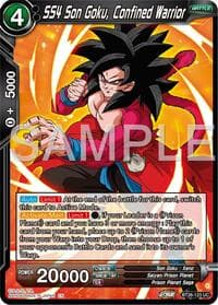 SS4 Son Goku, Confined Warrior - Ultimate Advent - Dragon Ball Super: Masters card