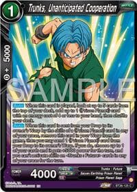 Trunks, Unanticipated Cooperation - Ultimate Advent - Dragon Ball Super: Masters card