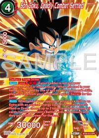 Son Goku, Deadly Combat Settled (SPR) - Ultimate Advent - Dragon Ball Super: Masters card