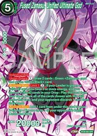 Fused Zamasu, Unified Ultimate God (SPR) - Ultimate Advent - Dragon Ball Super: Masters card