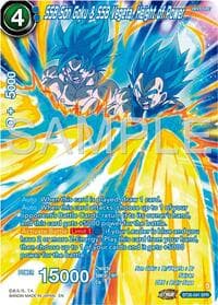 SSB Son Goku & SSB Vegeta, Height of Power (SPR) - Ultimate Advent - Dragon Ball Super: Masters card