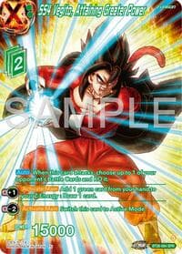SS4 Vegito, Attaining Greater Power (SPR) - Ultimate Advent - Dragon Ball Super: Masters card