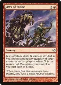 Jaws of Stone - Duel Decks: Venser vs. Koth - Magic: The Gathering card
