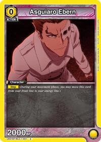 Asguiaro Ebern - UE01BT: BLEACH: Thousand-Year Blood War - Union Arena card