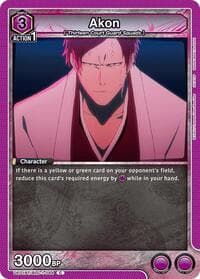 Akon - UE01BT: BLEACH: Thousand-Year Blood War - Union Arena card