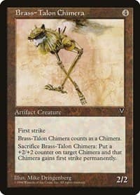 Brass-Talon Chimera - Visions - Magic: The Gathering card