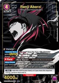 Renji Abarai (047) (SR*) - UE01BT: BLEACH: Thousand-Year Blood War - Union Arena card