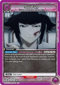 Soi Fon (055) - UE01BT: BLEACH: Thousand-Year Blood War - Union Arena card