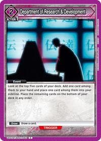 Department of Research & Development - UE01BT: BLEACH: Thousand-Year Blood War - Union Arena card