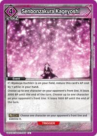 Senbonzakura Kageyoshi - UE01BT: BLEACH: Thousand-Year Blood War - Union Arena card