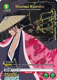 Shunsui Kyoraku (074) (R*) - UE01BT: BLEACH: Thousand-Year Blood War - Union Arena card
