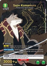 Sajin Komamura (078) (R*) - UE01BT: BLEACH: Thousand-Year Blood War - Union Arena card