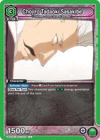 Chojiro Tadaoki Sasakibe - UE01BT: BLEACH: Thousand-Year Blood War - Union Arena card