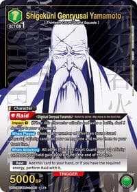 Shigekuni Genryusai Yamamoto (093) (SR*) - UE01BT: BLEACH: Thousand-Year Blood War - Union Arena card