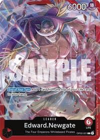 Edward.Newgate (OP02-001) - ST-15: Starter Deck 15 RED Edward.Newgate - One Piece Card Game card