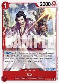 Izo - ST-15: Starter Deck 15 RED Edward.Newgate - One Piece Card Game card