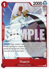 Thatch - ST-15: Starter Deck 15 RED Edward.Newgate - One Piece Card Game card
