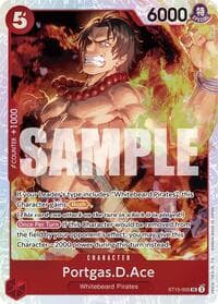 Portgas.D.Ace - ST-15: Starter Deck 15 RED Edward.Newgate - One Piece Card Game card
