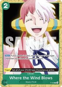 Where the Wind Blows - ST-16: Starter Deck 16 GREEN Uta - One Piece Card Game card
