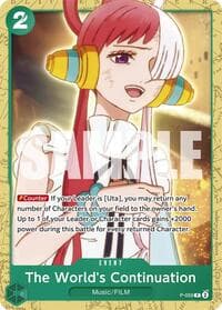 The World's Continuation - ST-16: Starter Deck 16 GREEN Uta - One Piece Card Game card