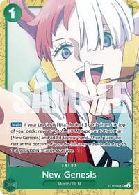New Genesis - ST-16: Starter Deck 16 GREEN Uta - One Piece Card Game card