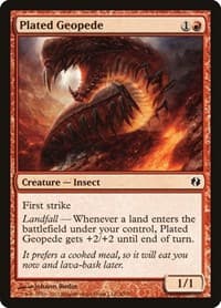 Plated Geopede - Duel Decks: Venser vs. Koth - Magic: The Gathering card