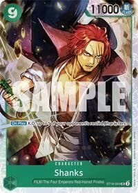 Shanks - ST-16: Starter Deck 16 GREEN Uta - One Piece Card Game card