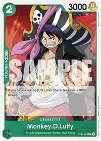 Monkey.D.Luffy (ST16-005) - ST-16: Starter Deck 16 GREEN Uta - One Piece Card Game card