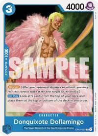 Donquixote Doflamingo (OP01-073) - ST-17: Starter Deck 17 BLUE Donquixote Doflamingo - One Piece Card Game card