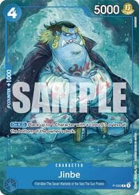 Jinbe - ST-17: Starter Deck 17 BLUE Donquixote Doflamingo - One Piece Card Game card