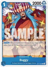 Buggy - ST-17: Starter Deck 17 BLUE Donquixote Doflamingo - One Piece Card Game card